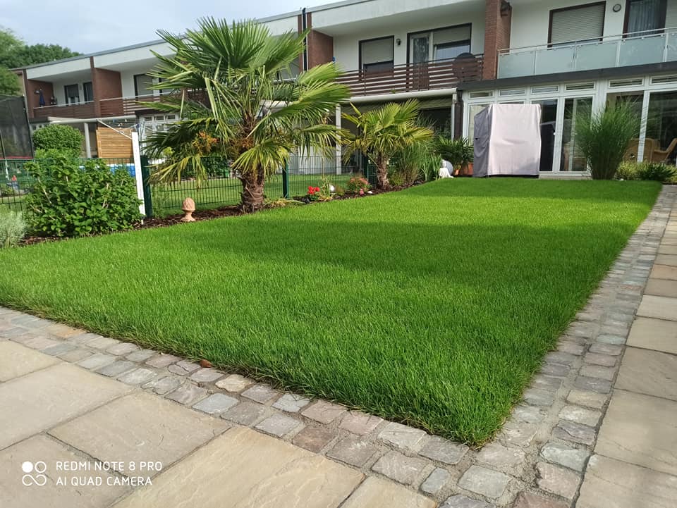 Haus Garten Umgestaltung Naturstein